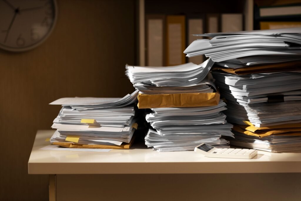 still-life-documents-stack